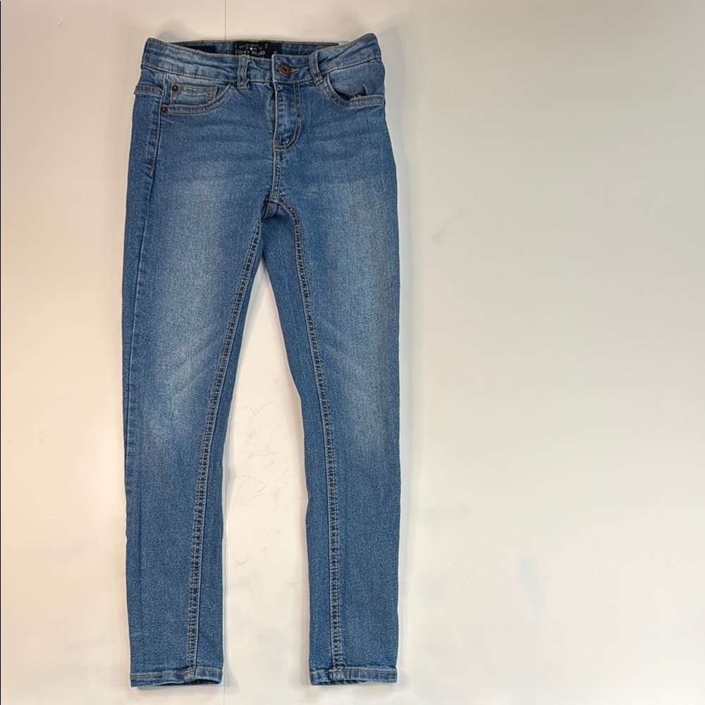 Lucky Brand Girls' Zoe Medium Blue Wash Skinny Jeans Size 10